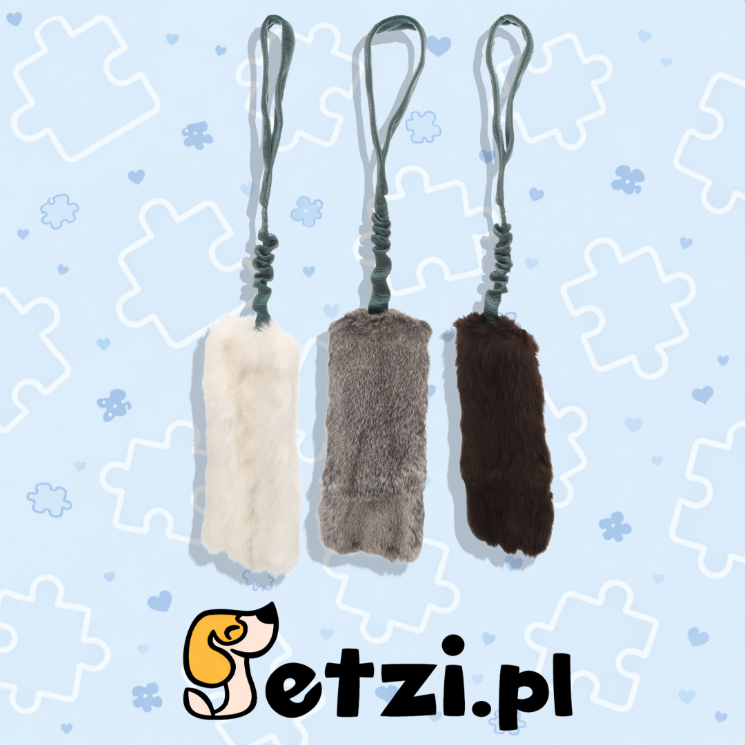 FLAMINGO TOY FURTRA CHASER  SHEEPSKIN MULTIPLE COLOURS S 55X11X4CM