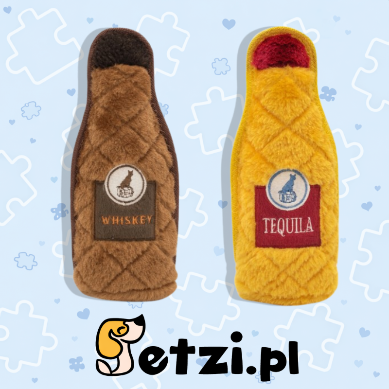 ZIPPY PAWS Z STITCH HAPPY HOUR CRUSHERZ 2 PACK WHISKEY AND TEQUILLA