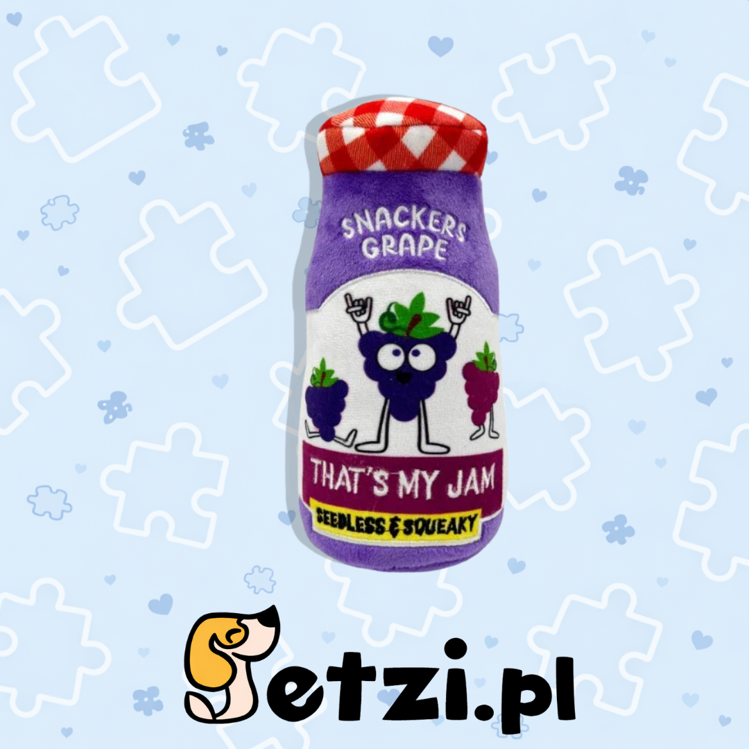 HUXLEY & KENT LULUBELLES POWER PLUSH SNACKERS GRAPE JAM SMALL