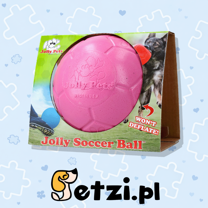 JOLLY SOCCER BALL 15CM PINK