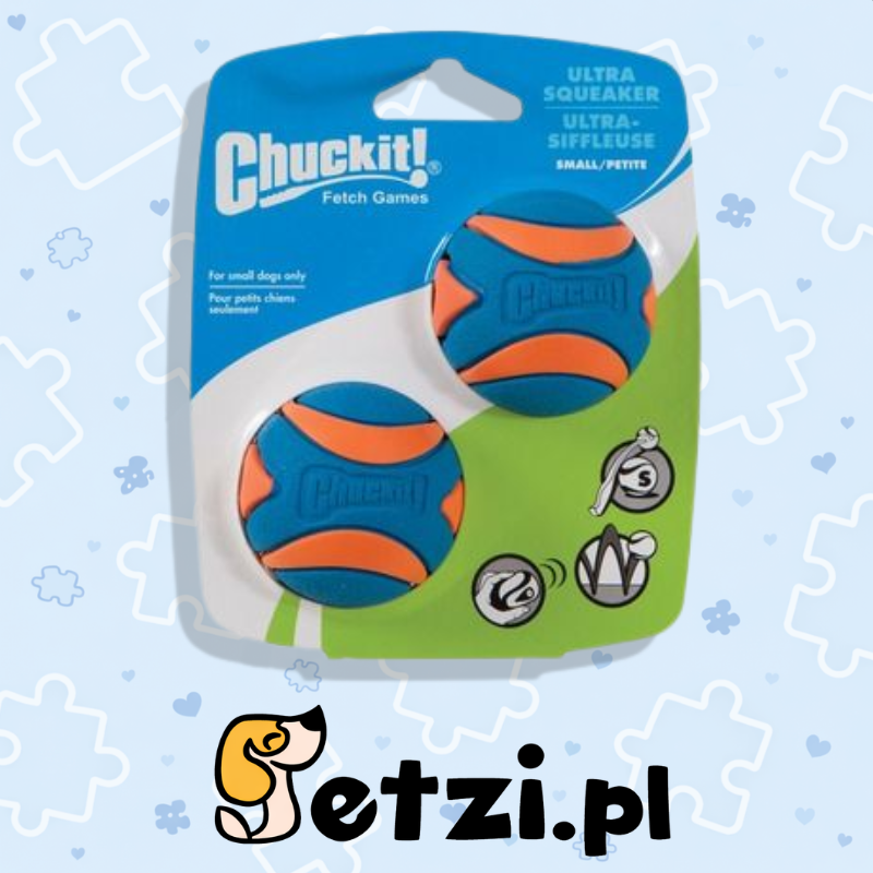 CHUCKIT ULTRA SQUEAKER BALL S 5 CM 2 PCS.