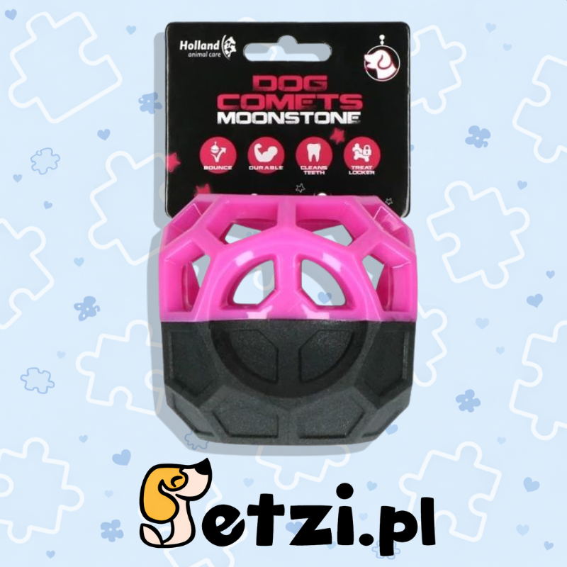 DOG COMETS MOONSTONE TREAT CUBE PINK