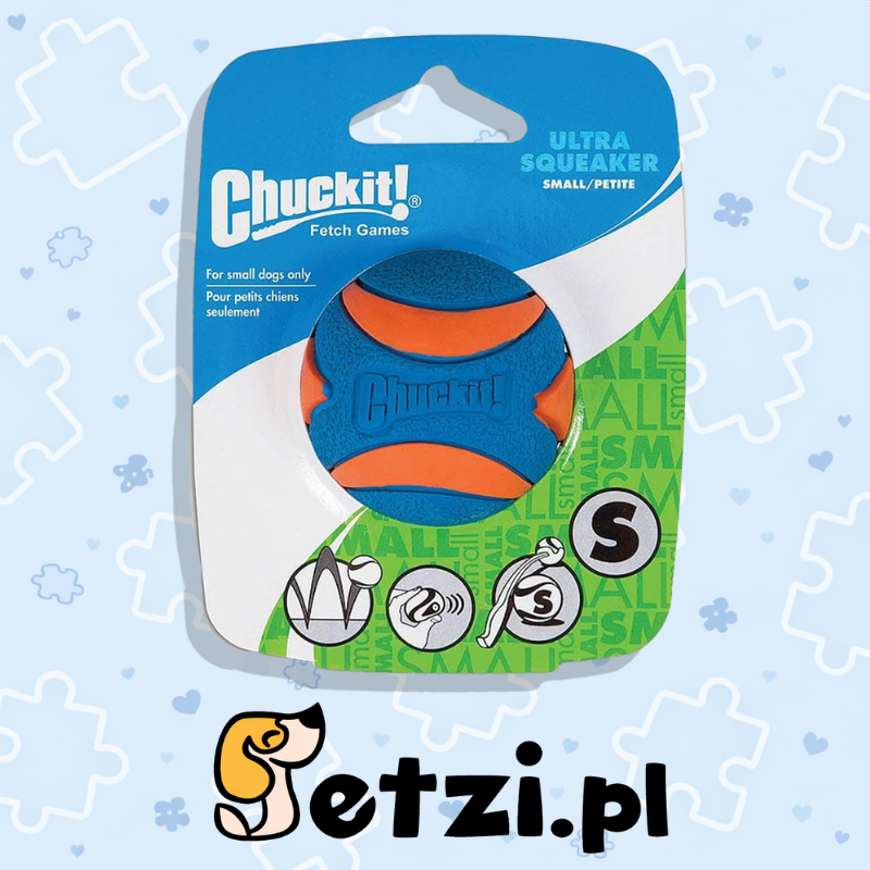 CHUCKIT ULTRA SQUEAKER BALL S 5 CM 1 PCS.