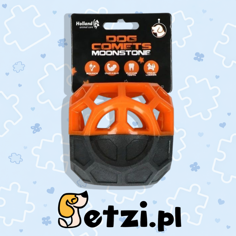 DOG COMETS MOONSTONE TREAT CUBE ORANGE