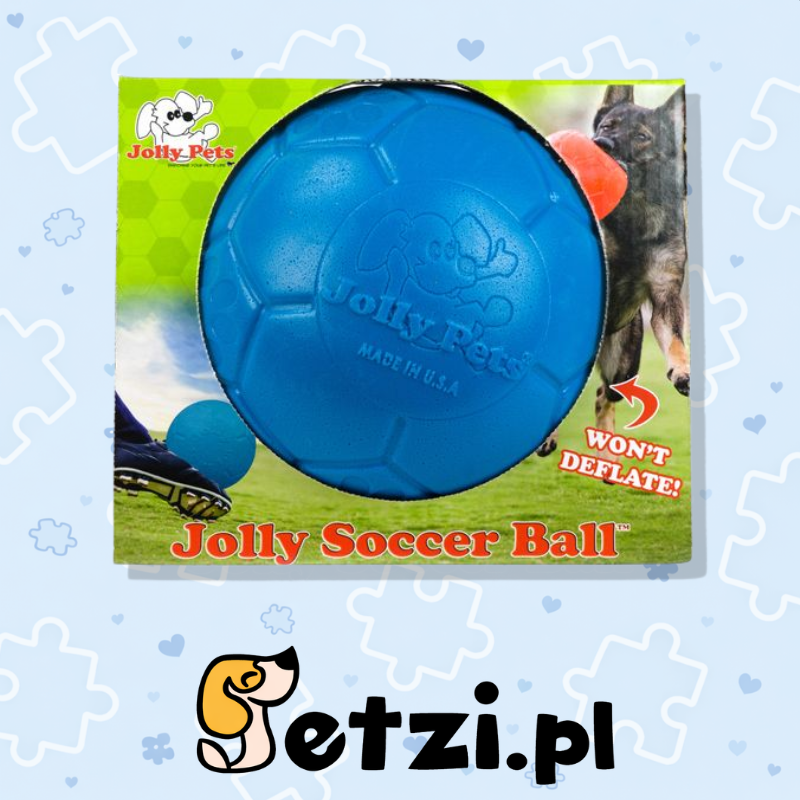 JOLLY SOCCER BALL 15CM BLUE