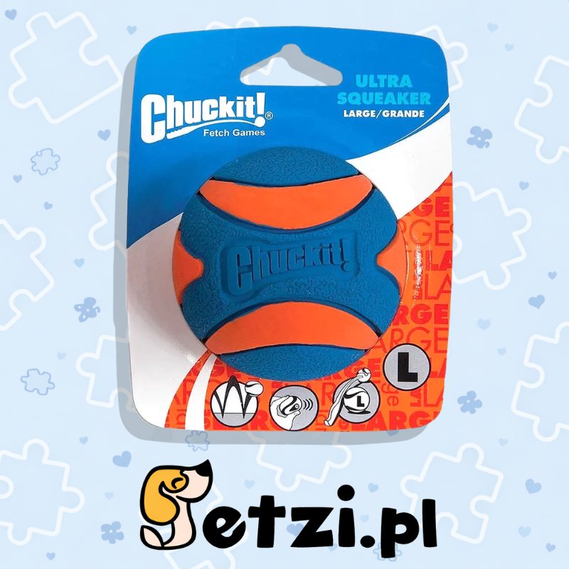 CHUCKIT ULTRA SQUEAKER BALL L 9 CM 1 PCS.