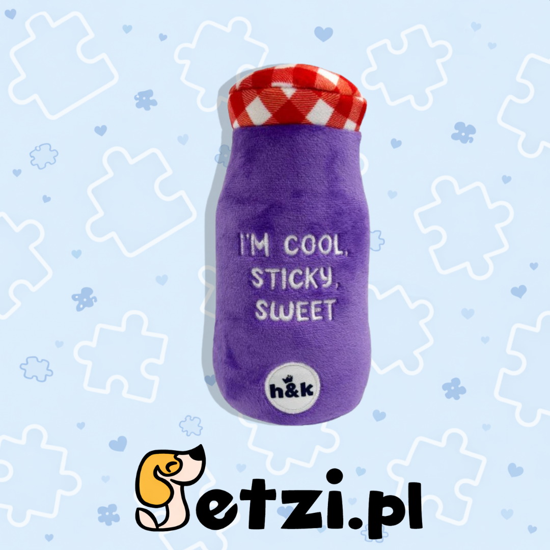 HUXLEY & KENT LULUBELLES POWER PLUSH SNACKERS GRAPE JAM SMALL