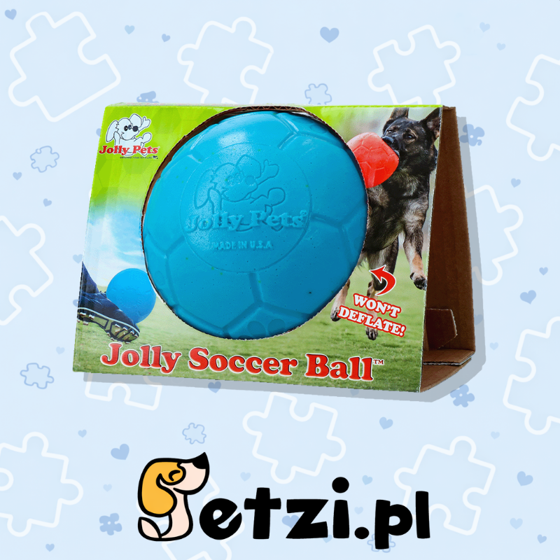 JOLLY MINI SOCCER BALL 7,5CM OCEAAN BLAUW