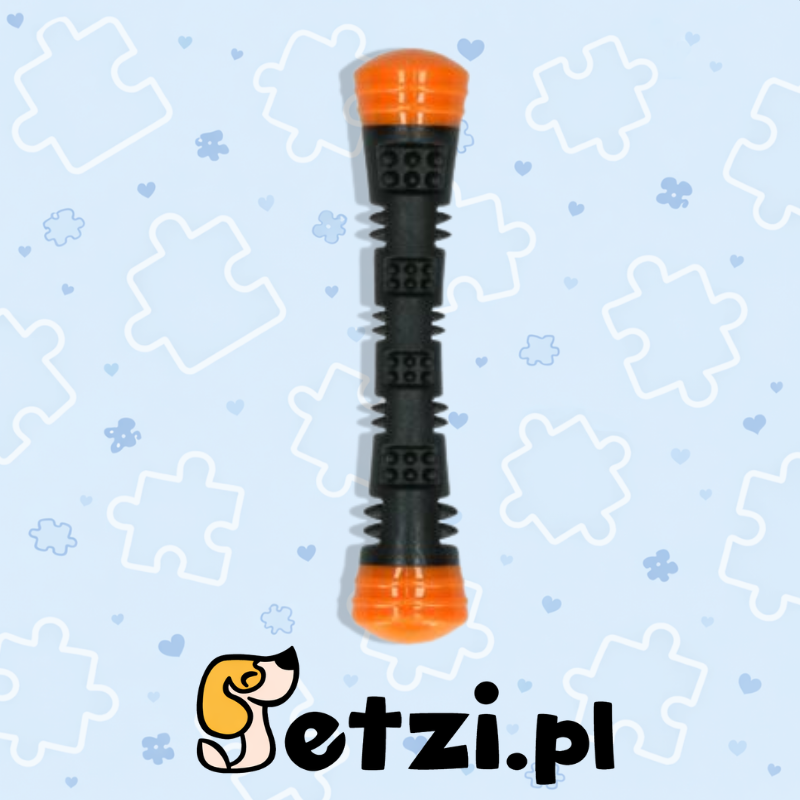 DOG COMETS METEOR THROWING STICK ORANGE S