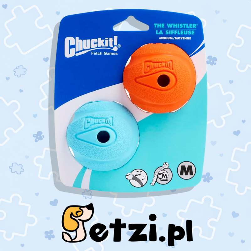 CHUCKIT THE WHISTLER M 6 CM 2 PACK