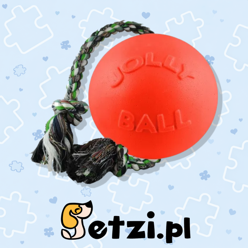 JOLLY BALL ROMP-N-ROLL 15CM ORANGE (VANILLA SMELL)