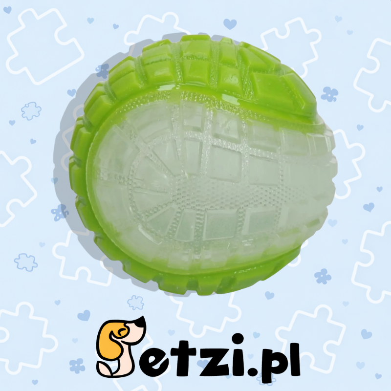 DOG COMETS GLOW IN THE DARK MOON GREEN S