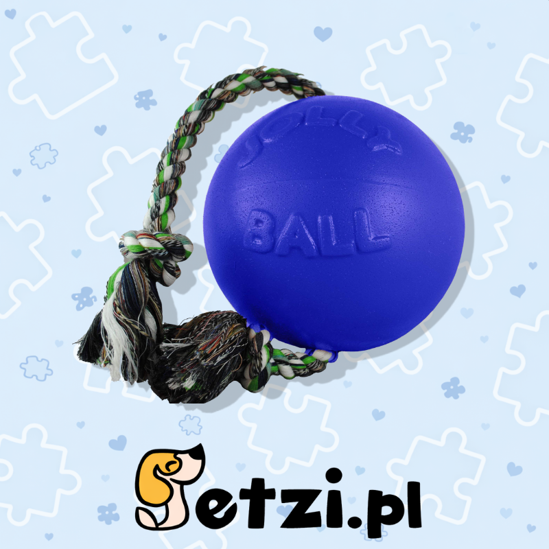 JOLLY BALL ROMP-N-ROLL 10 CM BLUE