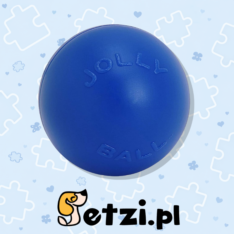 JOLLY BALL PUSH-N-PLAY 35CM BLUE