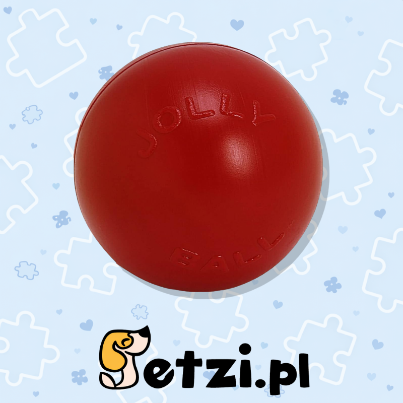 JOLLY BALL PUSH-N-PLAY 25CM RED