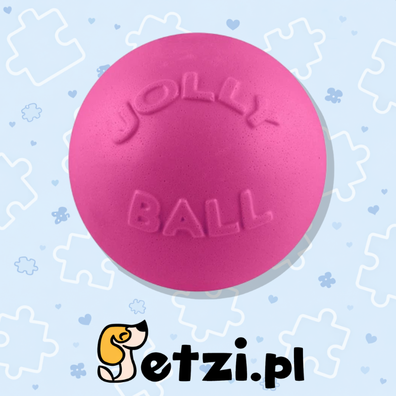 JOLLY BALL BOUNCE-N PLAY 11CM PINK (BUBBLE GUM SMELL)