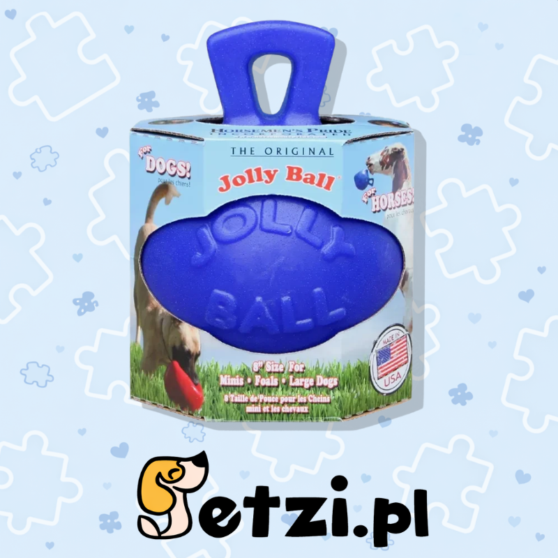 JOLLY BALL 20CM BLUE HORSE AND DOG