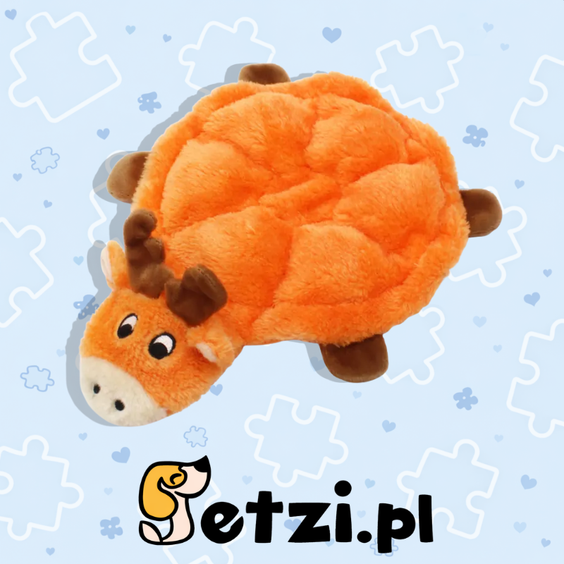 ZIPPY PAWS SQUEAKIE CRAWLER MOODY THE MOOSE