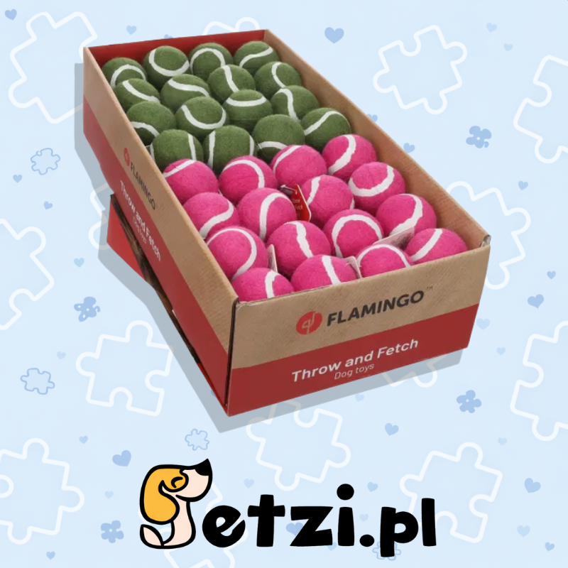 FLAMINGO TOY SMASH TENNIS BALL SEVERAL COLOURS 3 INCH/7,62CM
