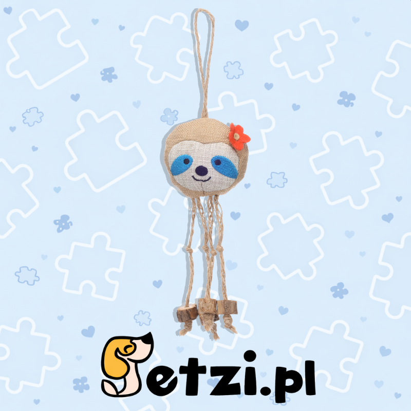 FLAMINGO TOY ROBLA SLOTH MULTICOLOURED 8X4X30CM