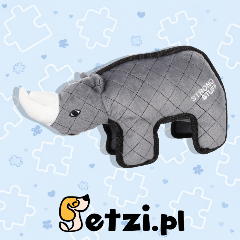 FLAMINGO TOY QILTA RHINOCEROS GREY 10,7X32X16CM