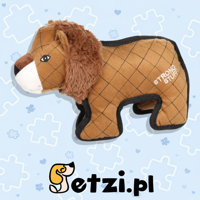 FLAMINGO TOY QILTA LION BROWN 11X31X20,5CM