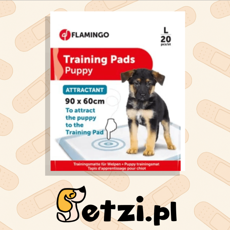 FLAMINGO TRAINING PAD PADY L 20PCS ATTRACTANT 90X60CM
