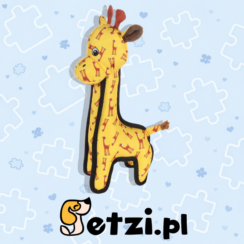 FLAMINGO TOY PATERO GIRAFFE YELLOW 14X18X35CM