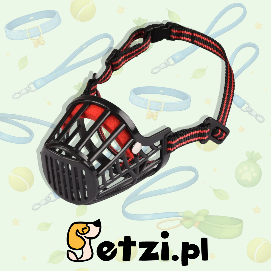 FLAMINGO SILAS DOG MUZZLE XL - FIZJOLOGICZNY KAGANIEC DLA PSA, CZARNY