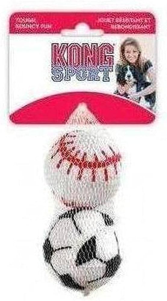 KONG SPORT BALLS LARGE (2PK) (ASSORTED STYLES)