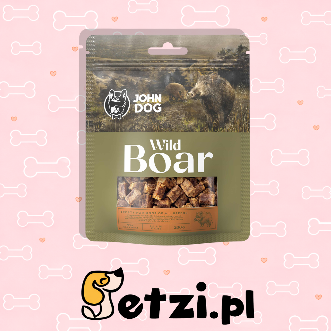 JOHN DOG WILD PRZYSMAKI DLA PSA DZIK 200 G