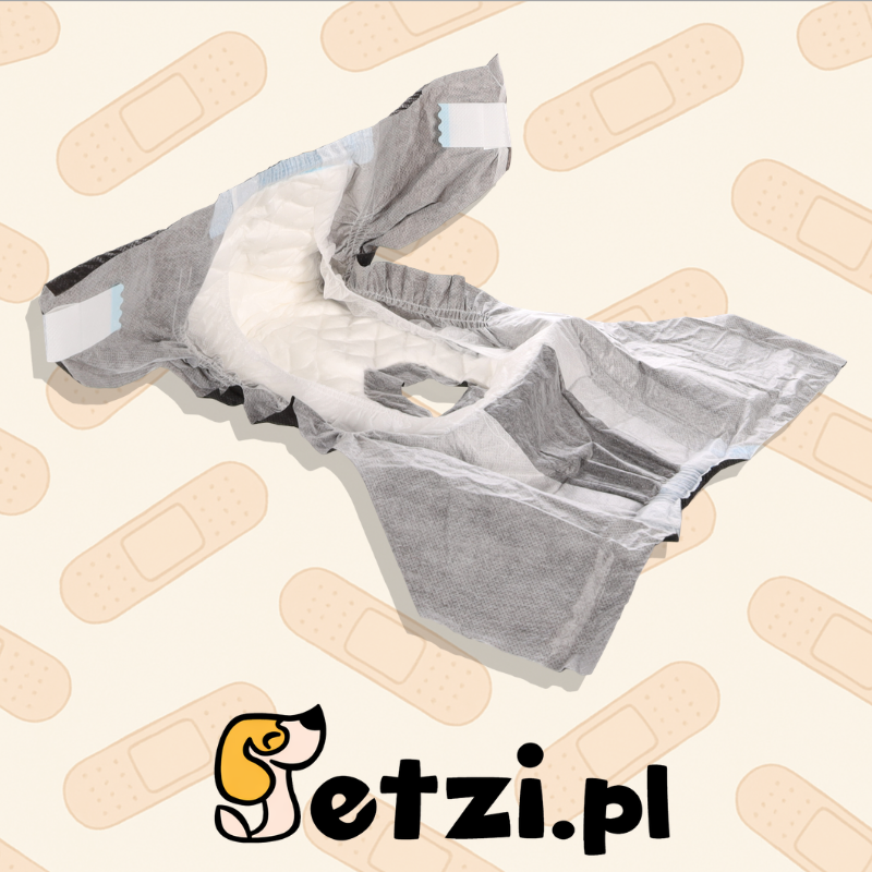 FLAMINGO DIAPERS DIPY FOR FEMALE DOGS XS 12PCS 28-40CM