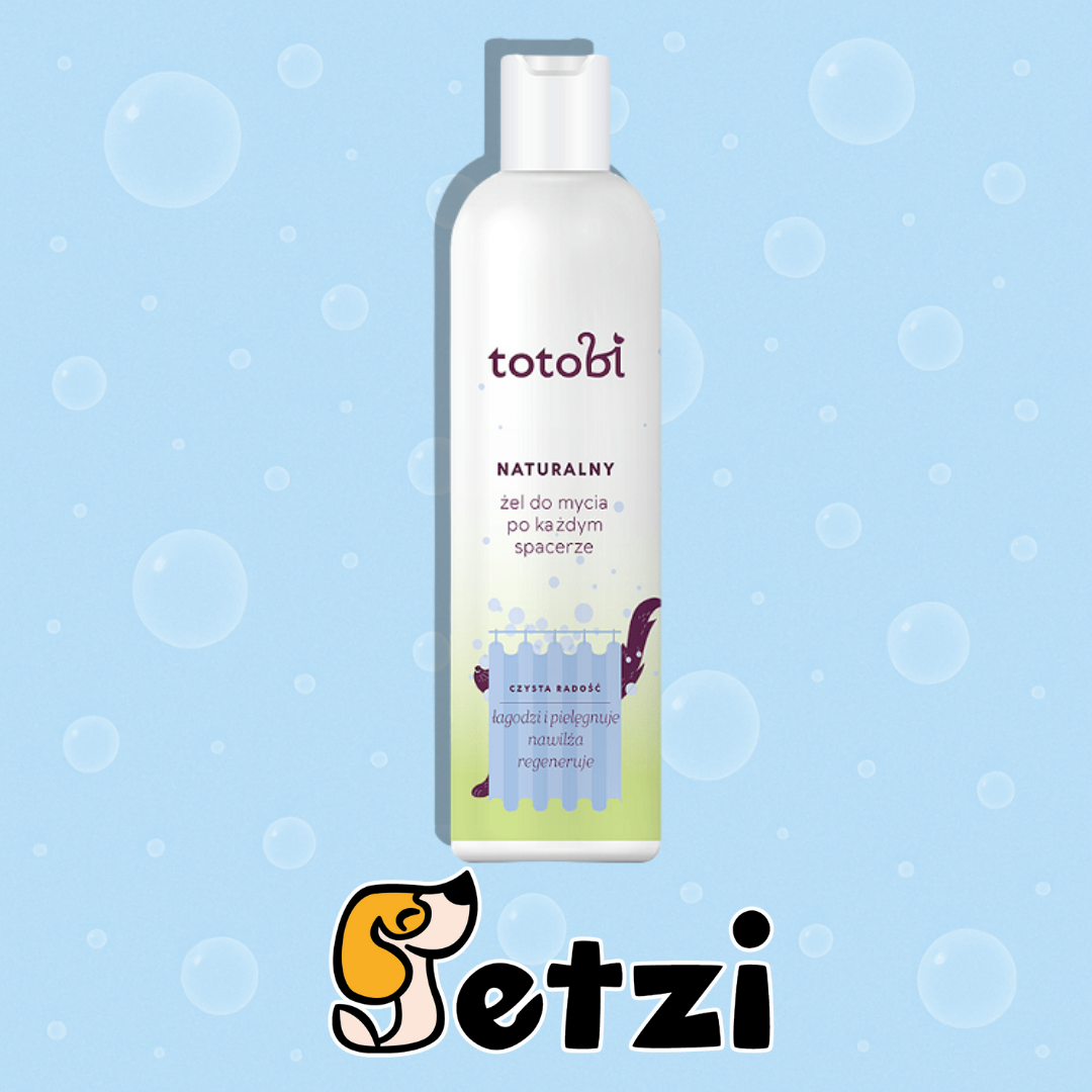 TOTOBI NATURALNY ŻEL DO MYCIA PO KAŻDYM SPACERZE DLA PSA 300ML