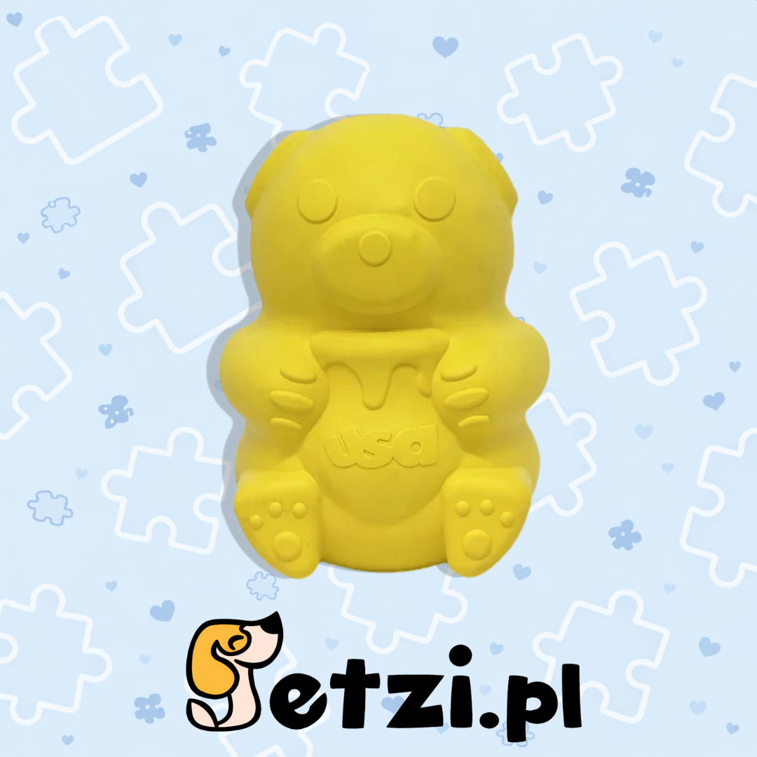 SODAPUP ZABAWKA DO WYPEŁNIENIA JEDZENIEM DLA PSA Z GUMY ROZMIAR L MIŚ