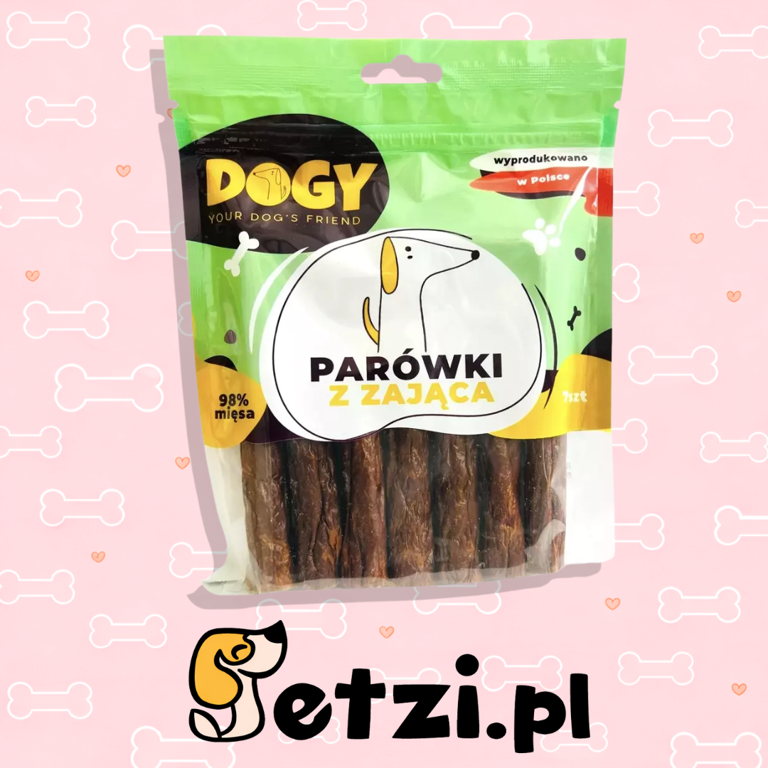 DOGY PARÓWKI Z ZAJĄCA 7SZT
