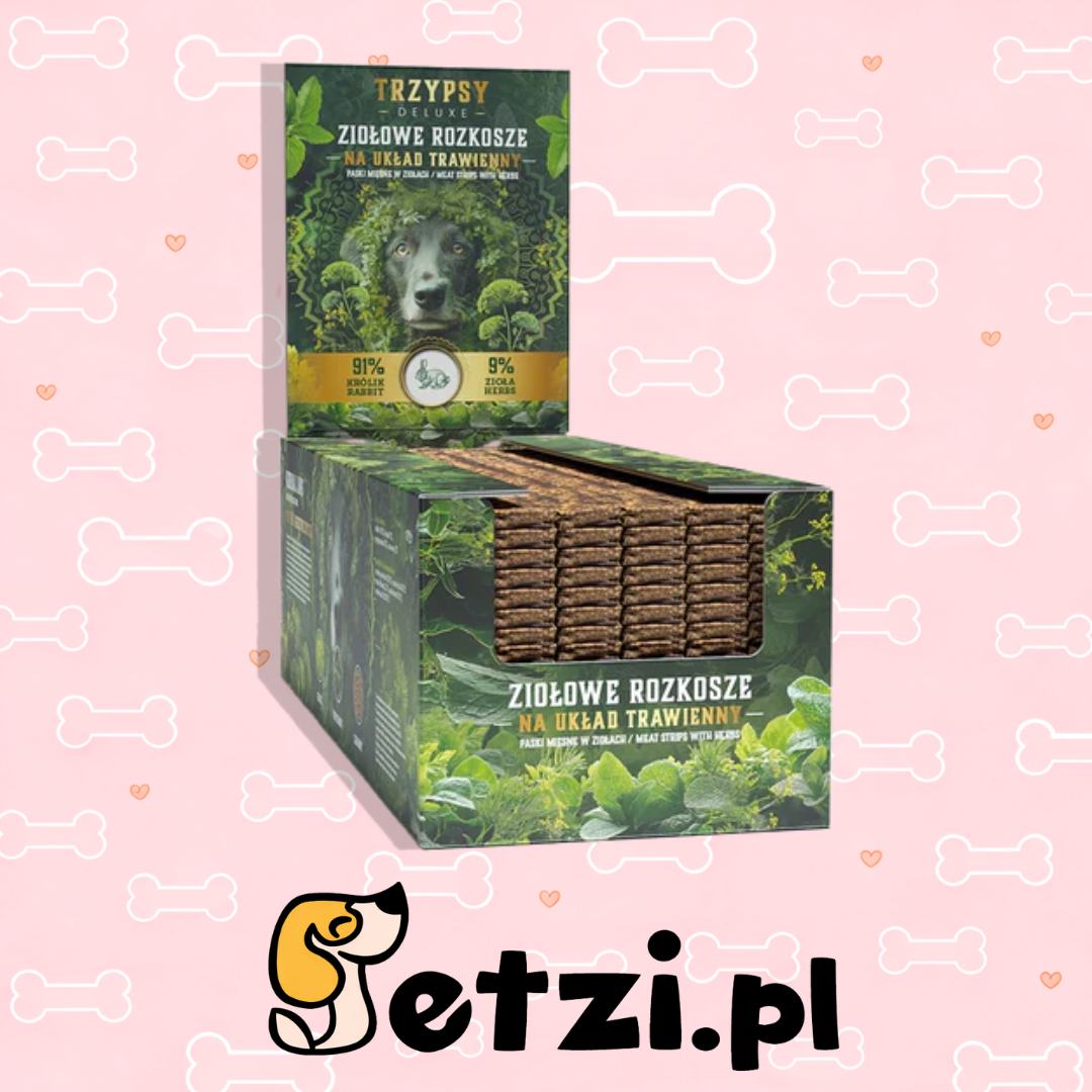 TRZYPSY ZIOŁOWE ROZKOSZE PASKI Z KRÓLIKA 1 SZT