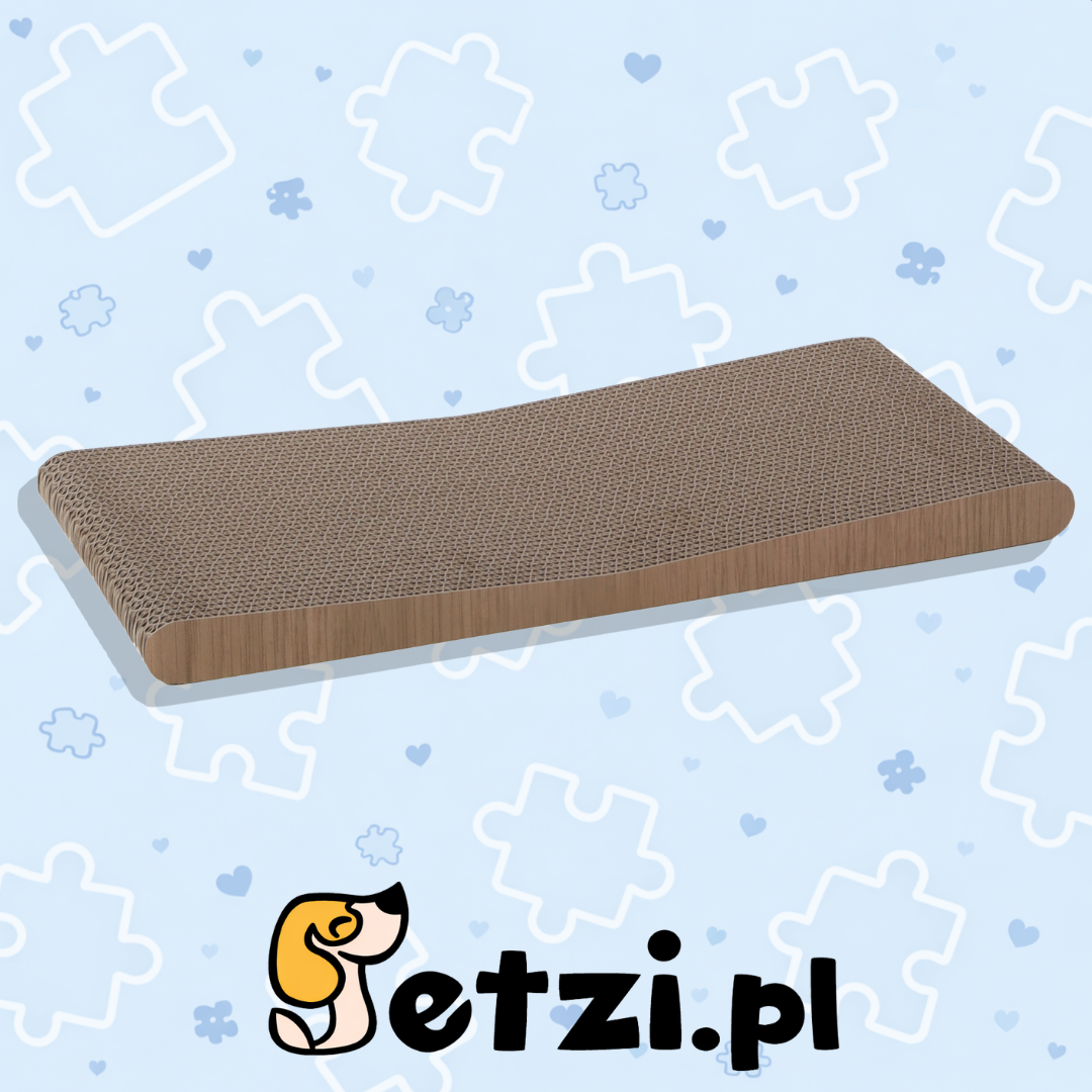 FLAMINGO SCRATCHING CARDBOARD AKWA BROWN 59.5X26X4CM