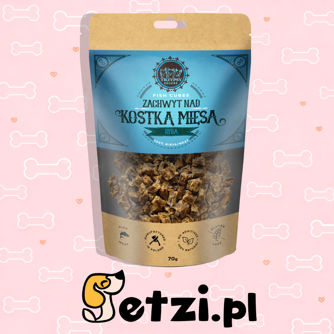 TRZYPSY ZACHWYT NAD KOSTKĄ MIĘSA Z RYBY 70G