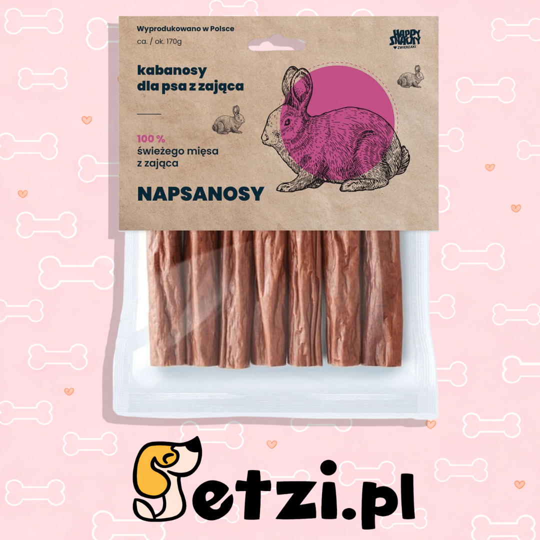 TRZYPSY NAPSANOSY Z ZAJĄCA 7SZT