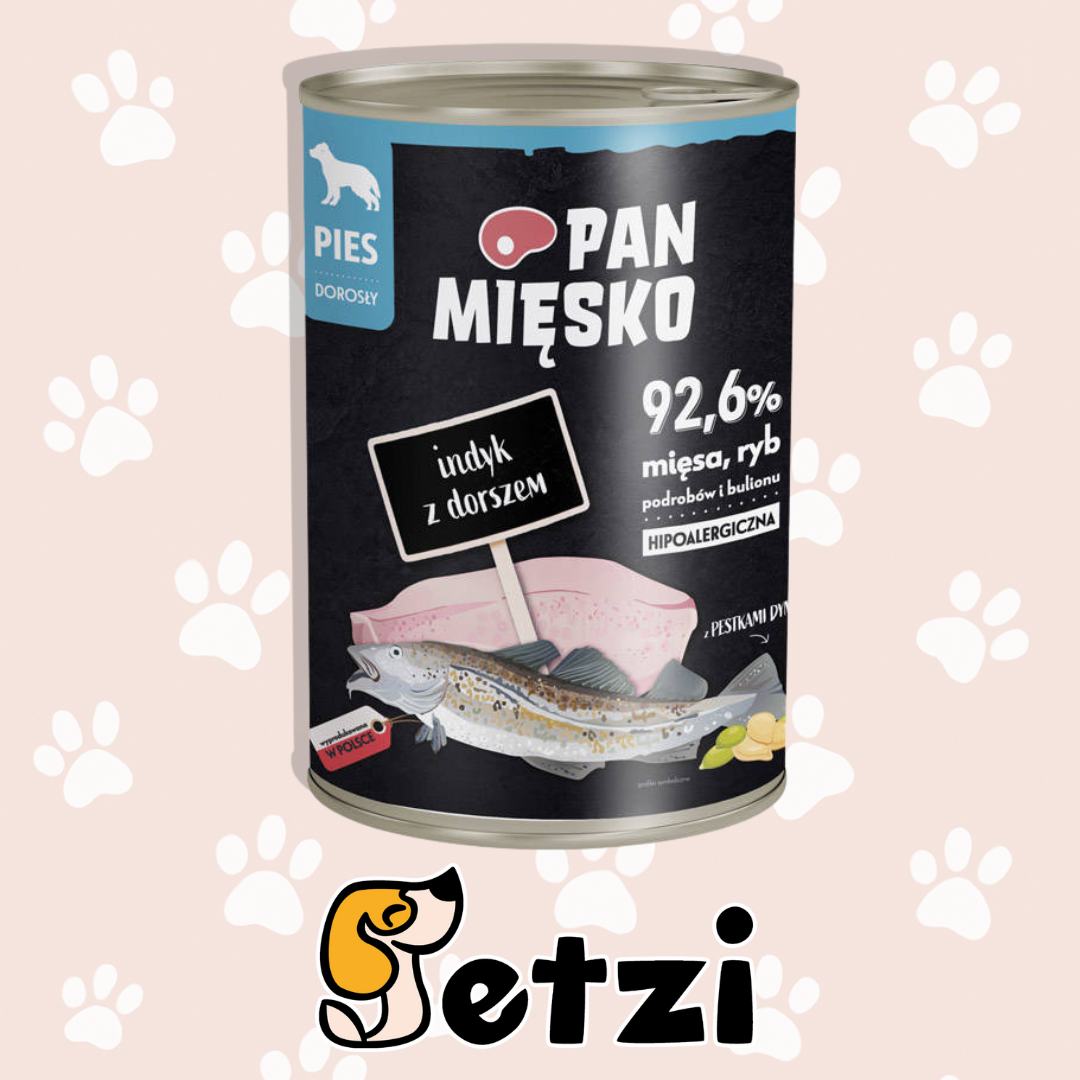 PAN MIĘSKO KARMA MOKRA DLA PSA - RÓŻNE RODZAJE