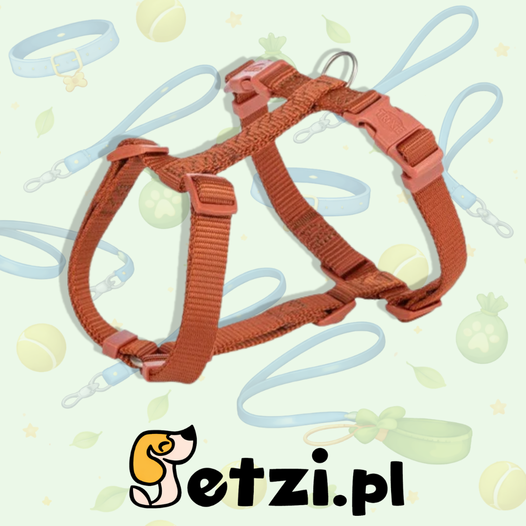 TRIXIE PREMIUM SZELKI TYPU H DLA PSA RDZAWE, XXS–XS: 20–32 CM/10 MM