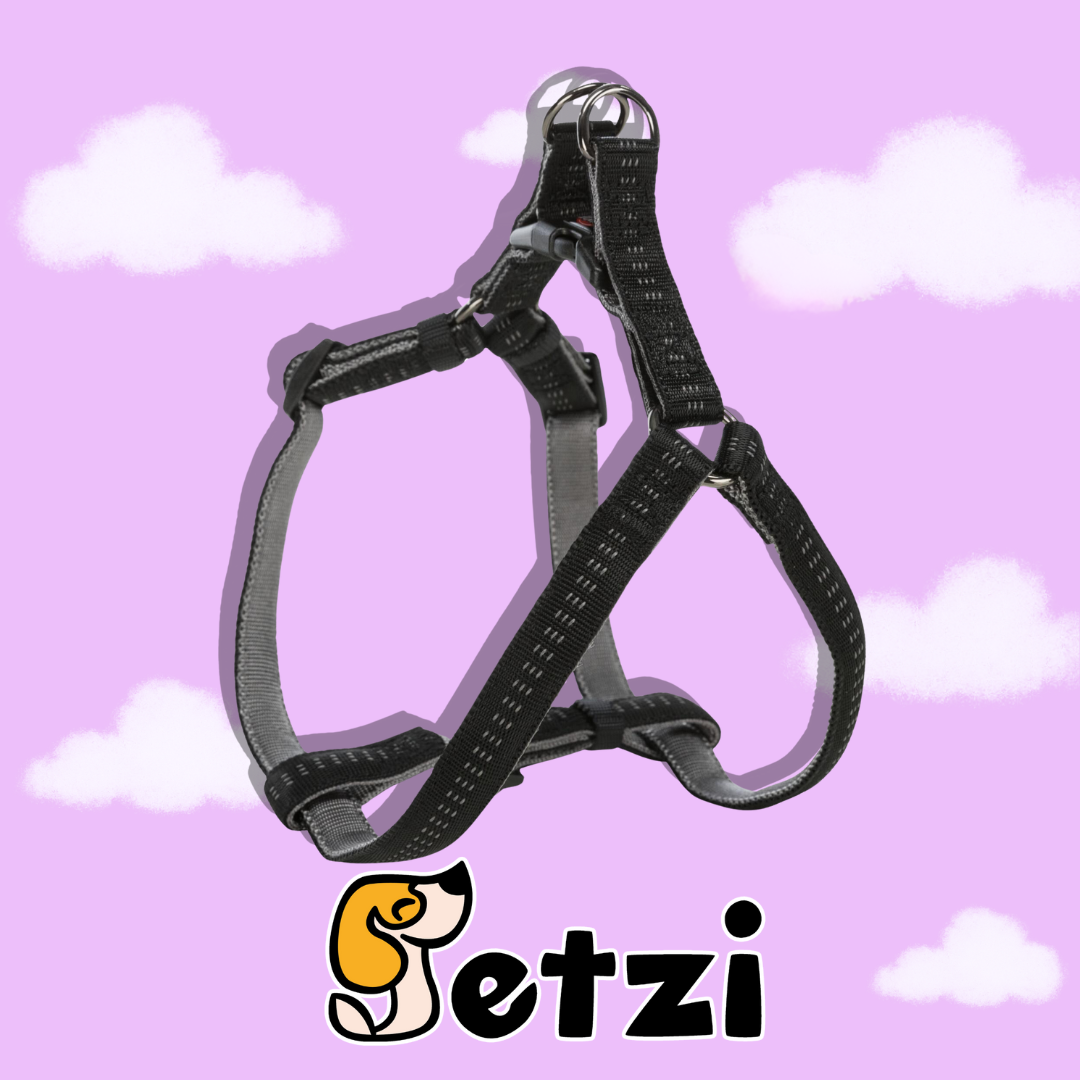 TRIXIE SOFTLINE ELEGANCE SZELKI DLA PSA CZARNE/GRAFITOWE S: 40–50 CM/15 MM
