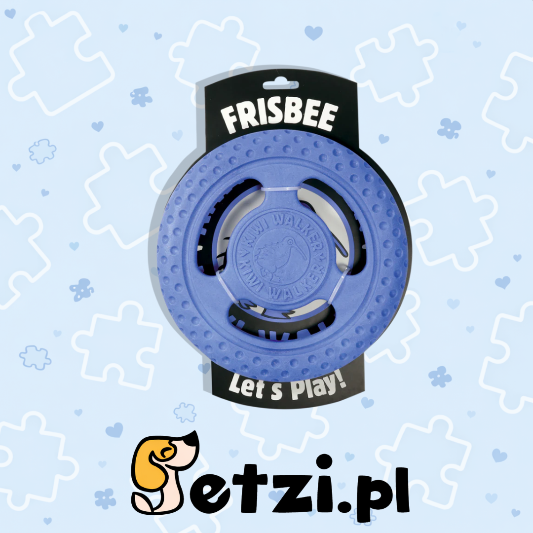 KIWI WALKER LET'S PLAY! FRISBEE MAXI NIEBIESKIE