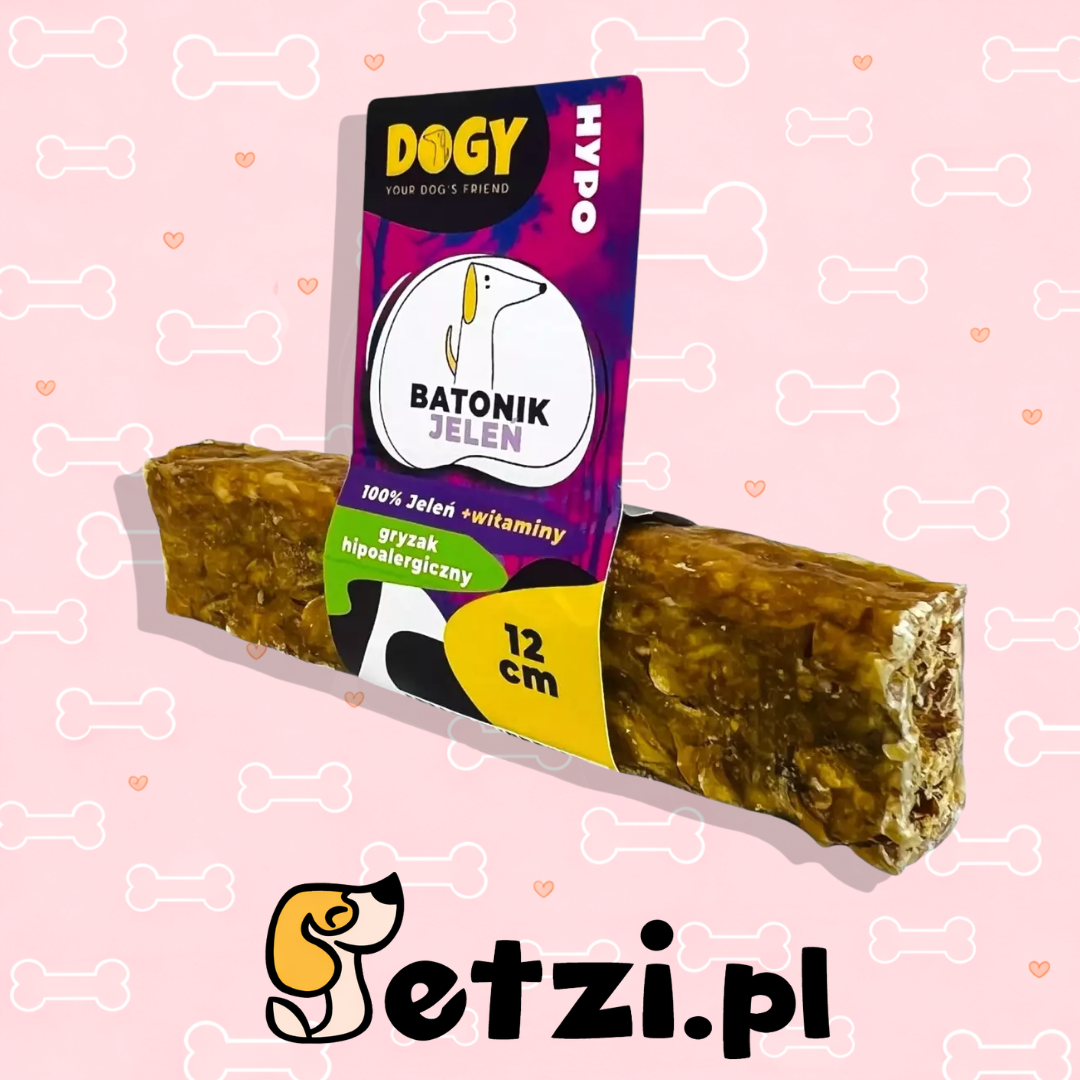 DOGY HYPO BATONIK JELEŃ Z DODATKIEM WITAMIN 12CM