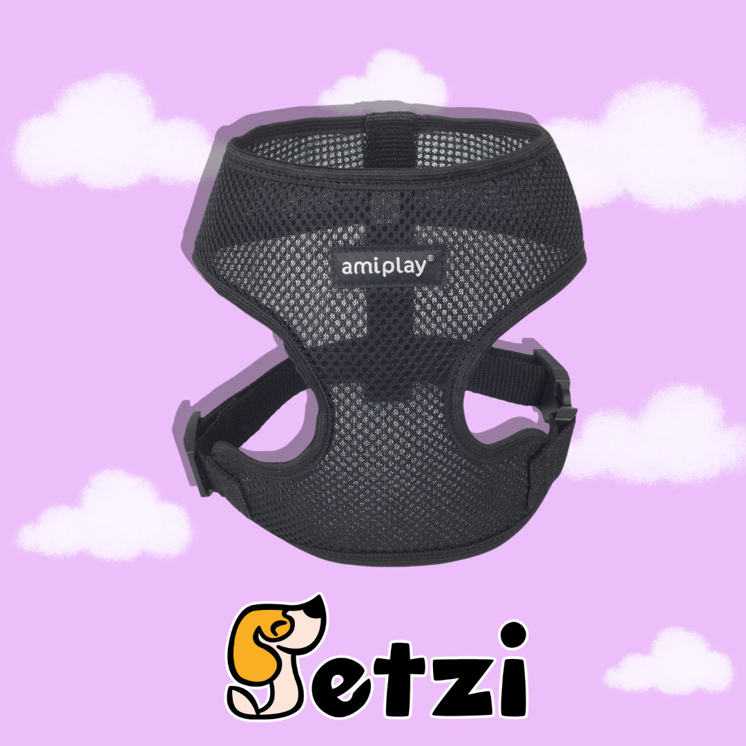 AMIPLAY SZELKI SCOUT AIR CZARNY - RÓŻNE ROZMIARY
