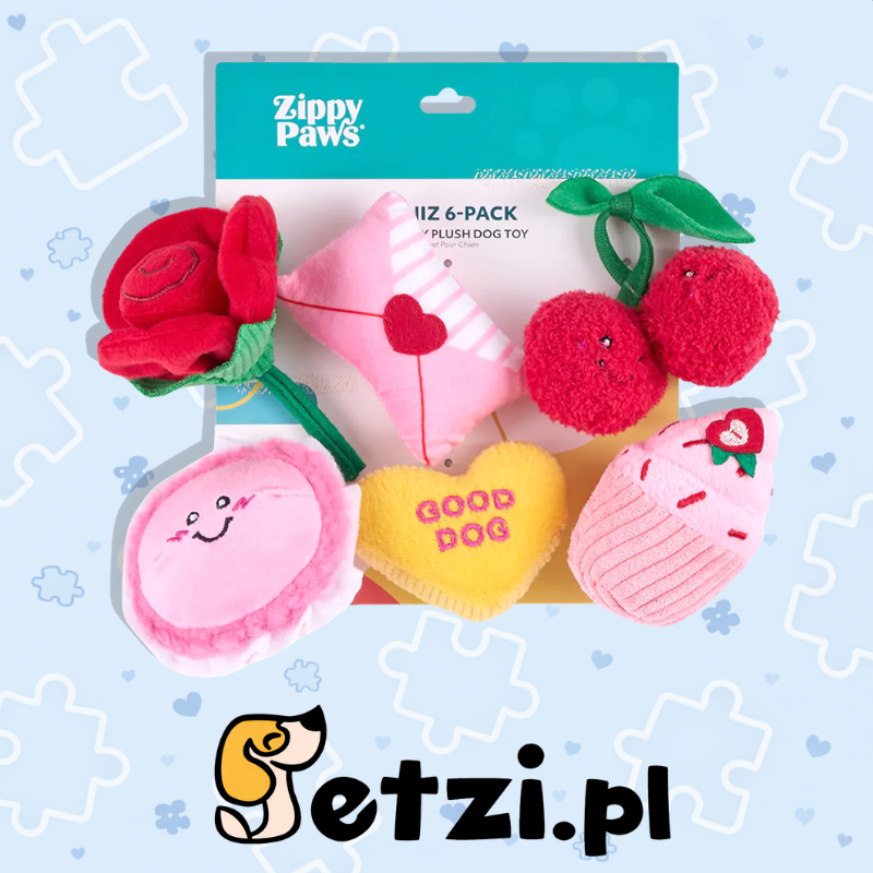 ZIPPY PAWS MINIZ 6PACK SWEET TREATS