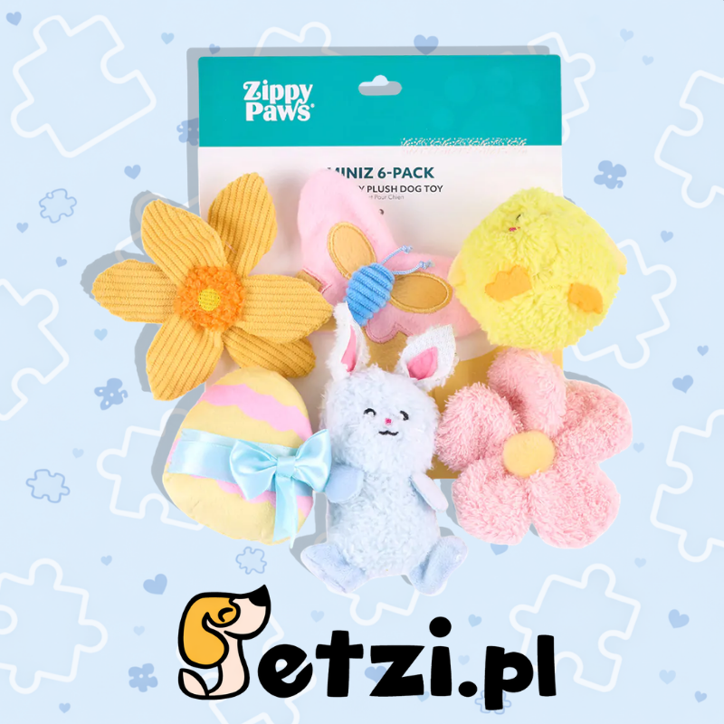 ZIPPY PAWS MINIZ 6PACK SPRING FLING