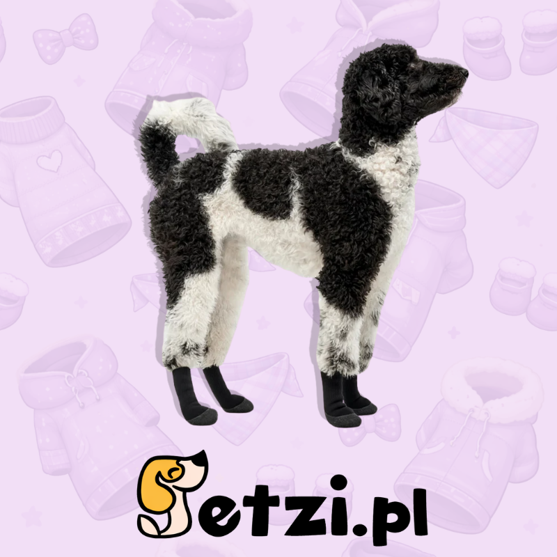 GOOEEZ LITES PRINTED DOG BOOTIES (4-PACK) S CAMO/BLACK - BUCIKI DLA PSIAKA