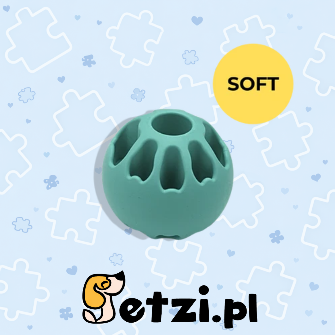 FIBOO SNACK FIBOOLL SOFT MIĘTOWY - PIŁKA NA SMAKOŁYKI