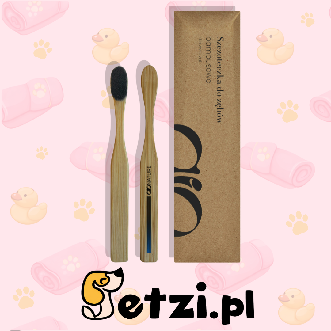 AIO BAMBUSOWA SZCZOTECZKA DO ZĘBÓW DLA ZWIERZĄT